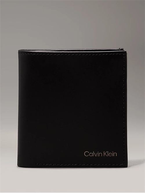 CK SMOOTH TRIFOLD 6CC W/COIN CALVIN KLEIN | K50K512073/BEH